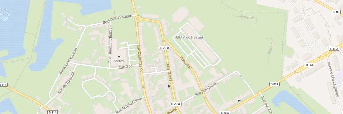 Plan du 50 Rue Thiers au Quesnoy