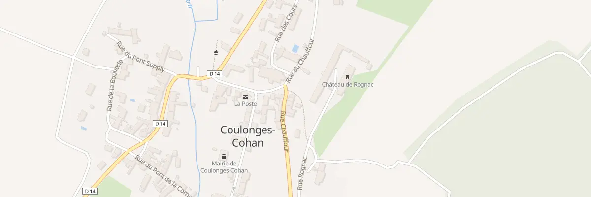 Plan du 7 Rue du Chauffour à Coulonges-Cohan