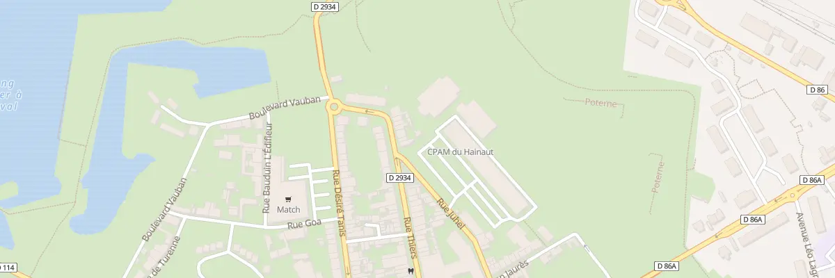 Plan du 56 Rue Thiers au Quesnoy