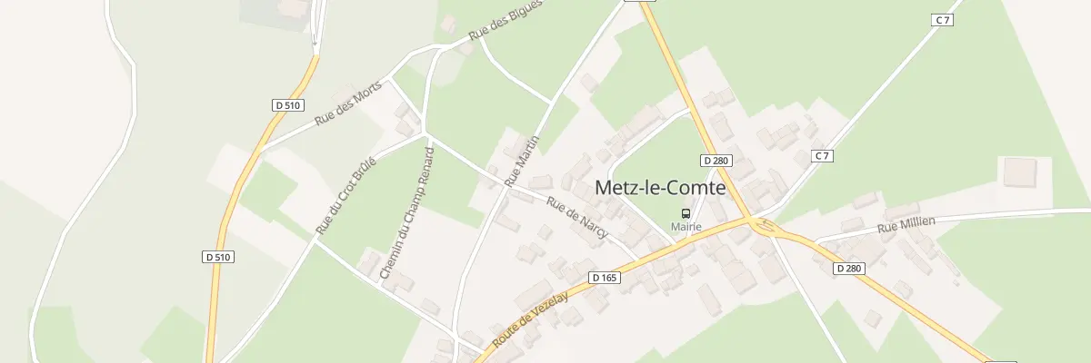 Plan du 187 Le Bourg à Metz-le-Comte