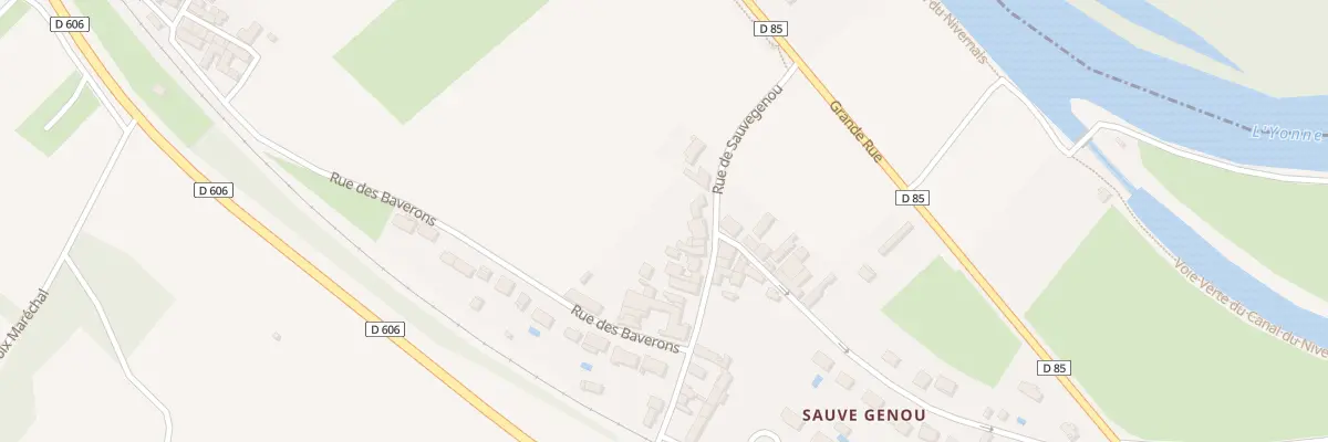 Plan du 10 Rue de Sauve Genou à Vincelles