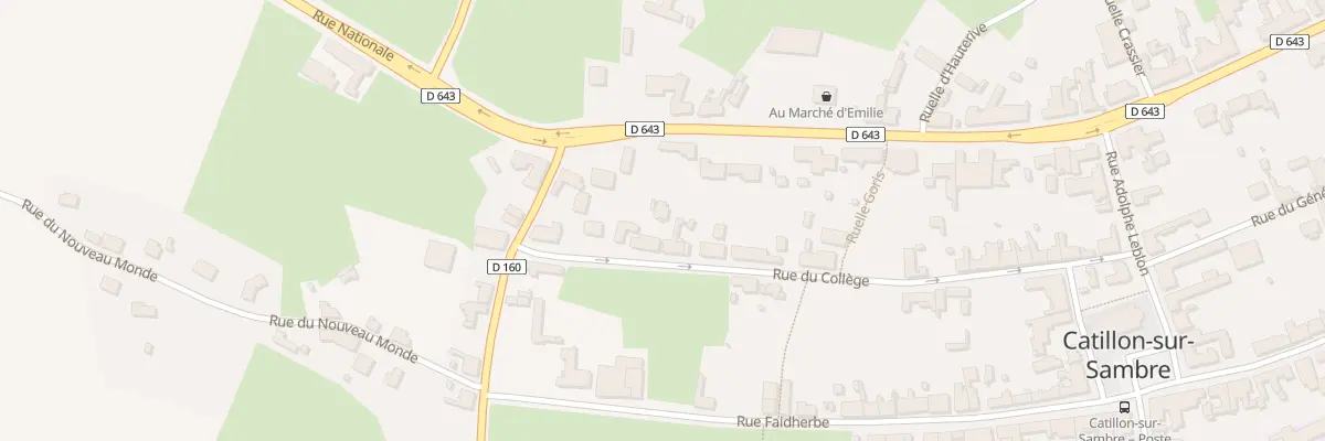 Plan du 32 Rue du Collège à Catillon-sur-Sambre