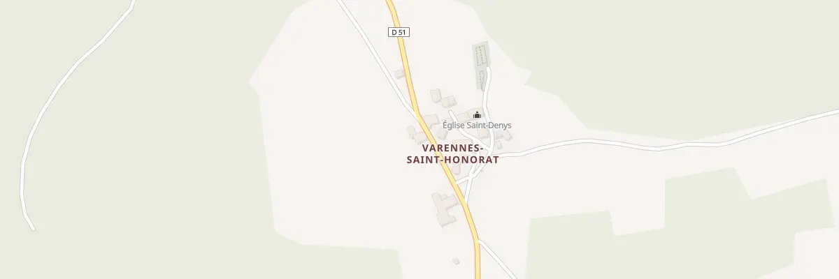 Plan du 3 Rte d’Auvergne à Varennes-Saint-Honorat