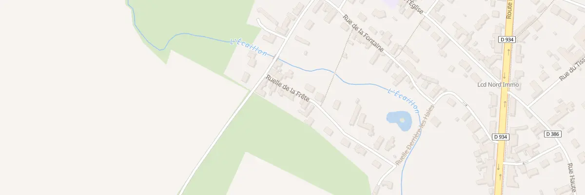 Plan du 8 Rle de la Frete à Louvignies-Quesnoy
