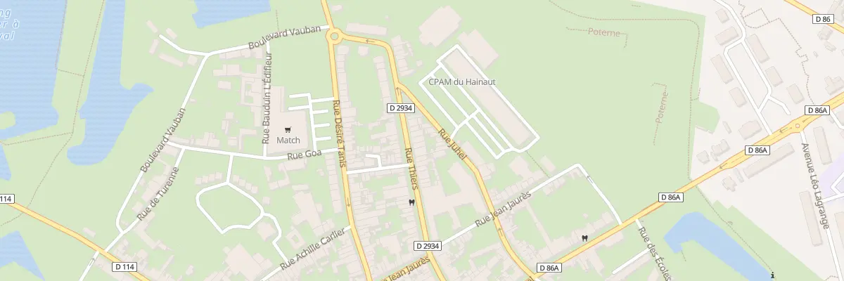 Plan du 46 Rue Thiers au Quesnoy