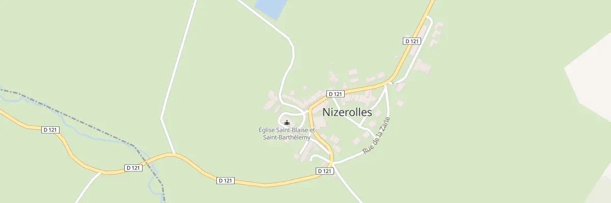 Plan du 30 Rue de la Mairie à Nizerolles