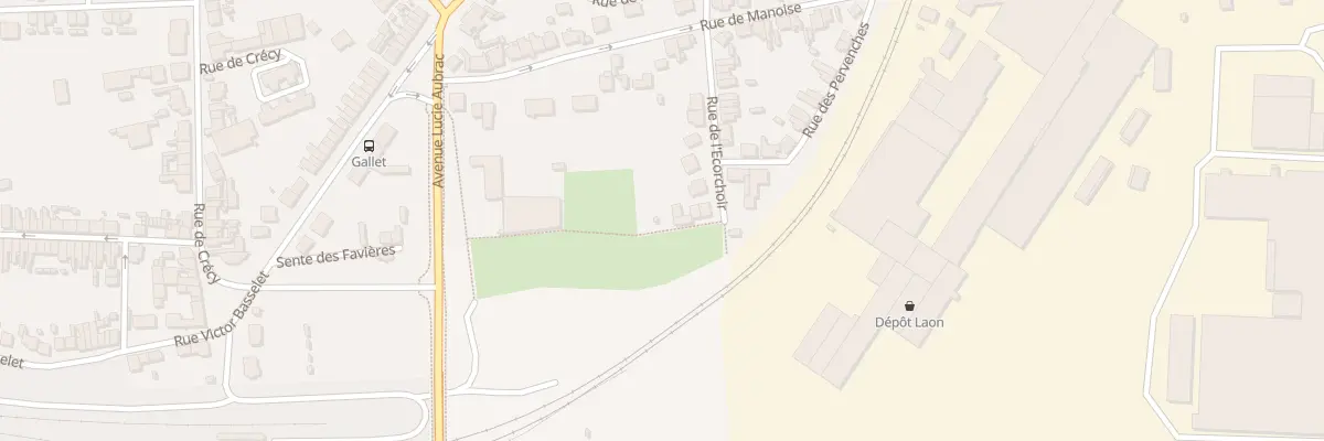 Plan du 1 Rue de l’Ecorchoir à Laon