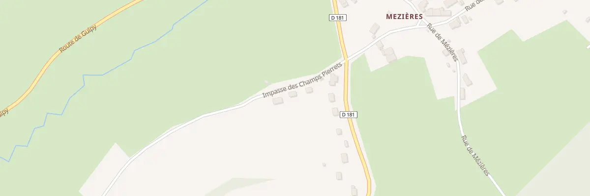 Plan du 5 Imp des Champs Pierrets à Chaumot