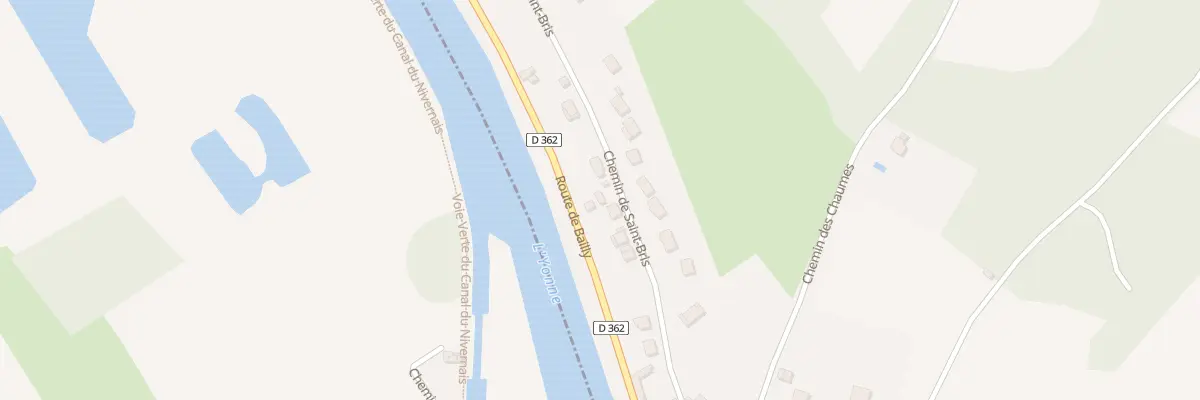 Plan du 6 Rte de Bailly à Vincelottes
