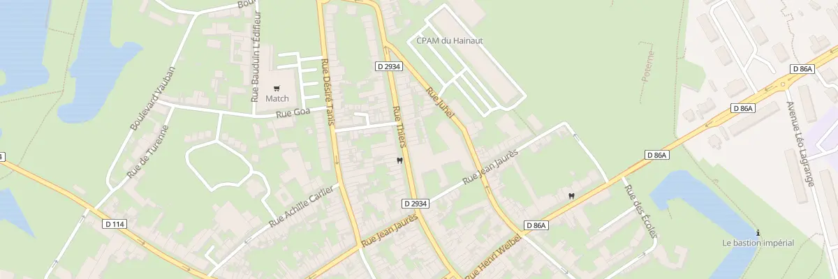 Plan du 30 Rue Thiers au Quesnoy