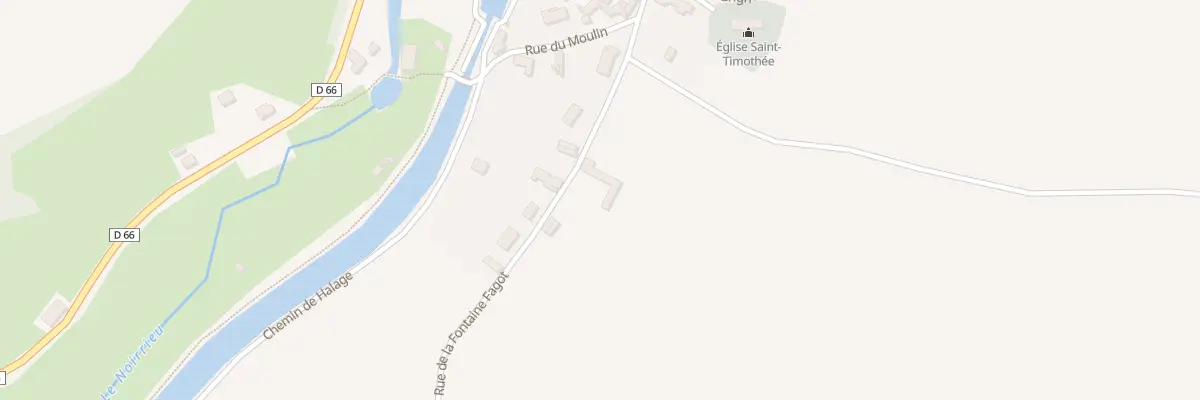 Plan du 3 Rue de la Fontaine Fagot à Vénérolles
