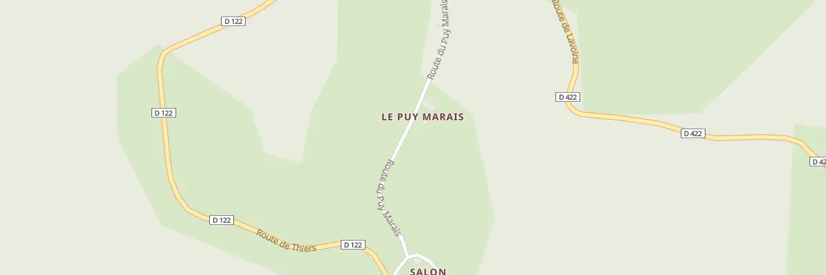 Plan du 5183 Puy Marais à La Guillermie
