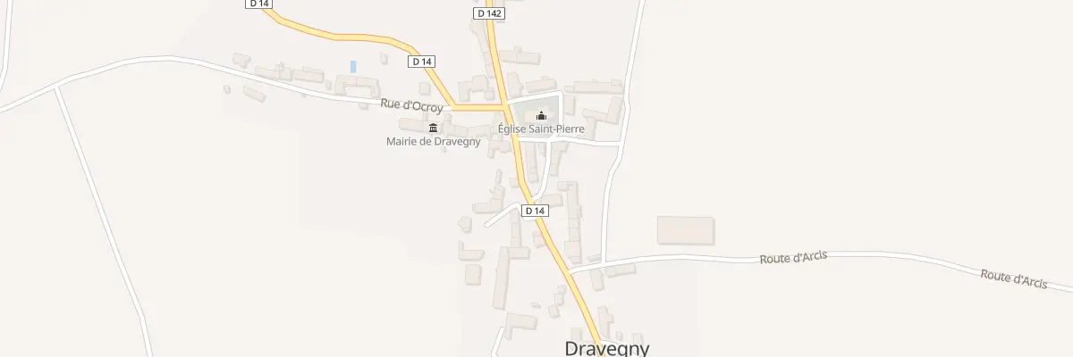Plan du 7 Rue Grande Rue à Dravegny