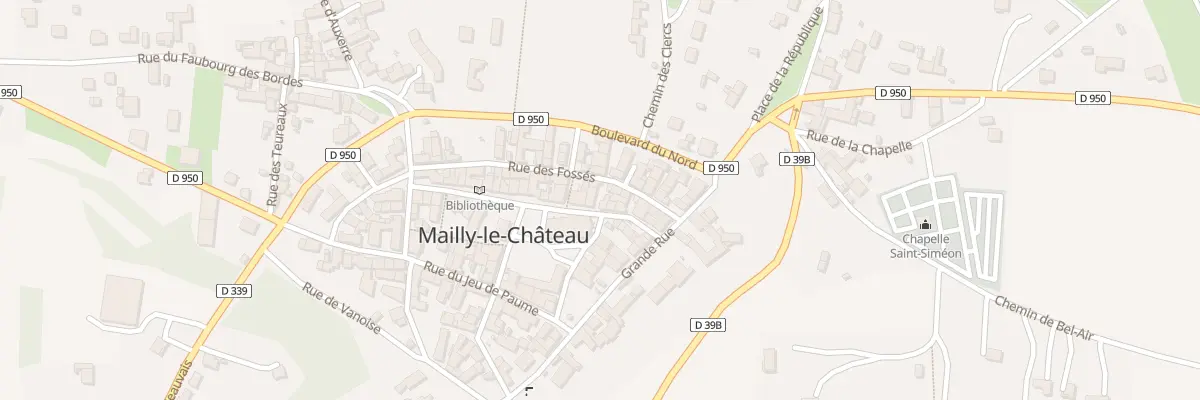Plan du 14 Rue Comtesse Mahaut à Mailly-le-Château