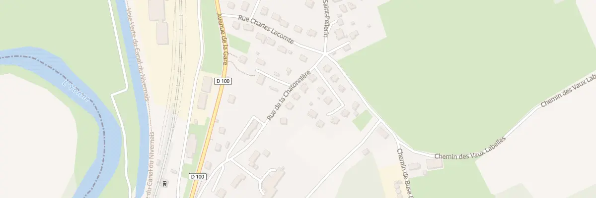 Plan du 10 Rue de la Chatoniere à Châtel-Censoir