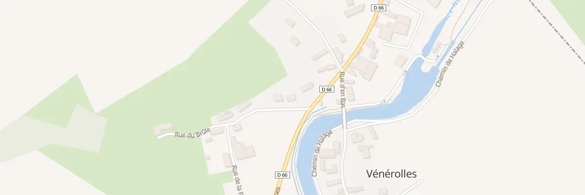 Plan du 2 Rue du Brûle à Vénérolles
