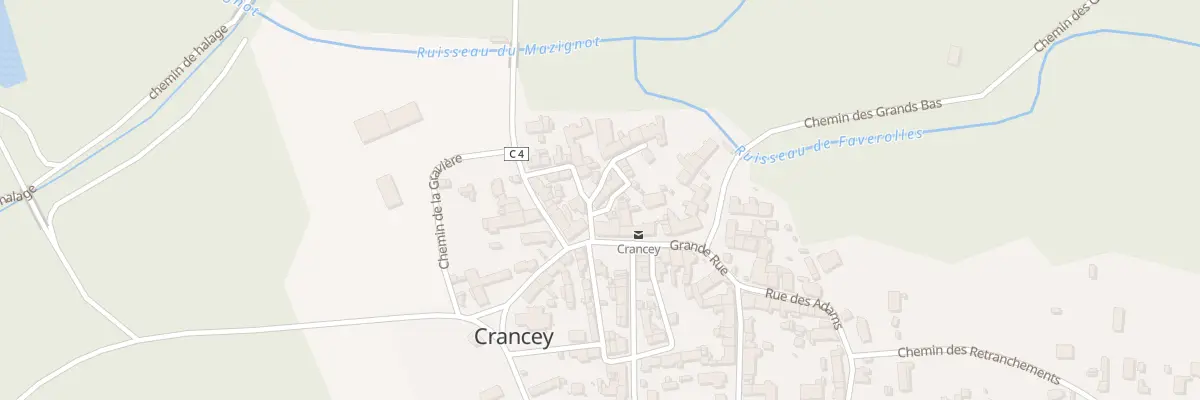 Plan du 1 Rle aux Librés à Crancey