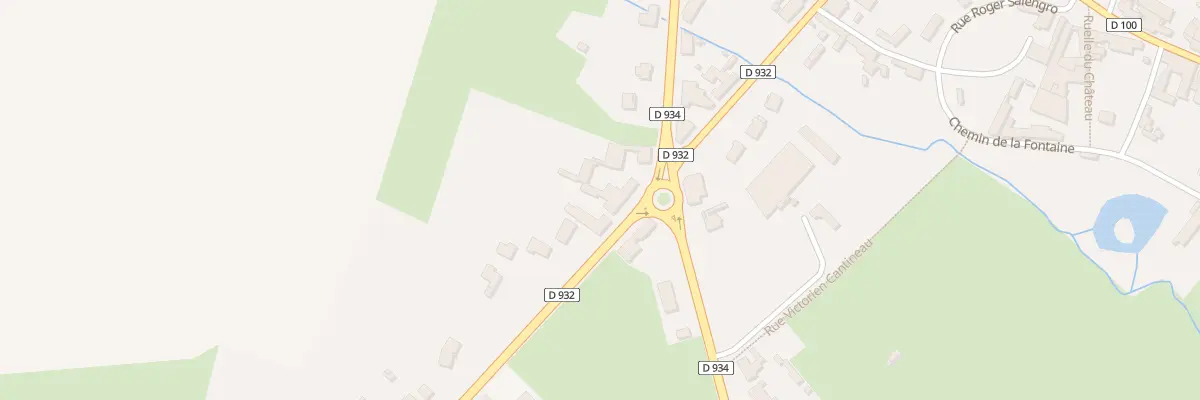 Plan du 4 Rte du Cateau à Englefontaine
