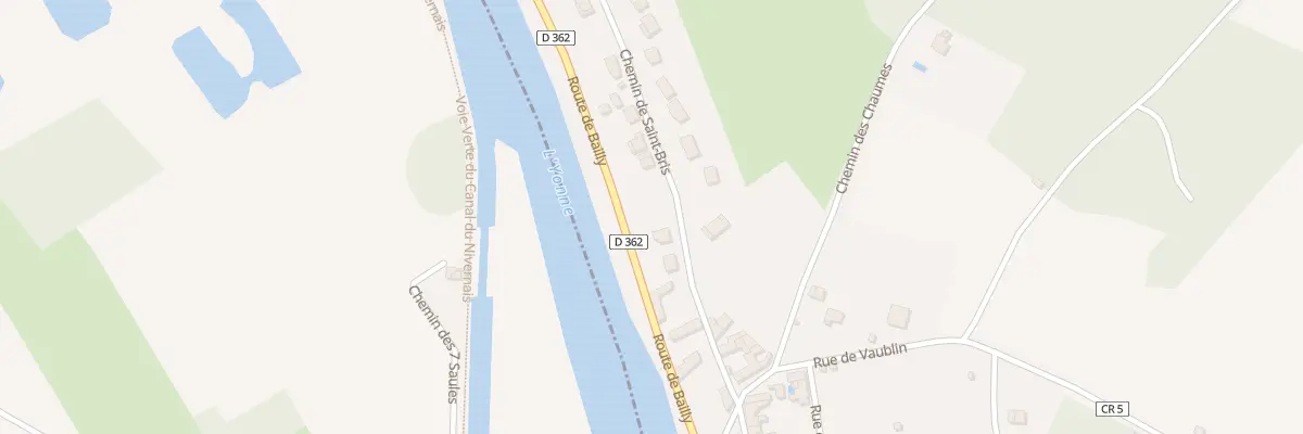 Plan du 7 Che de St Bris à Vincelottes