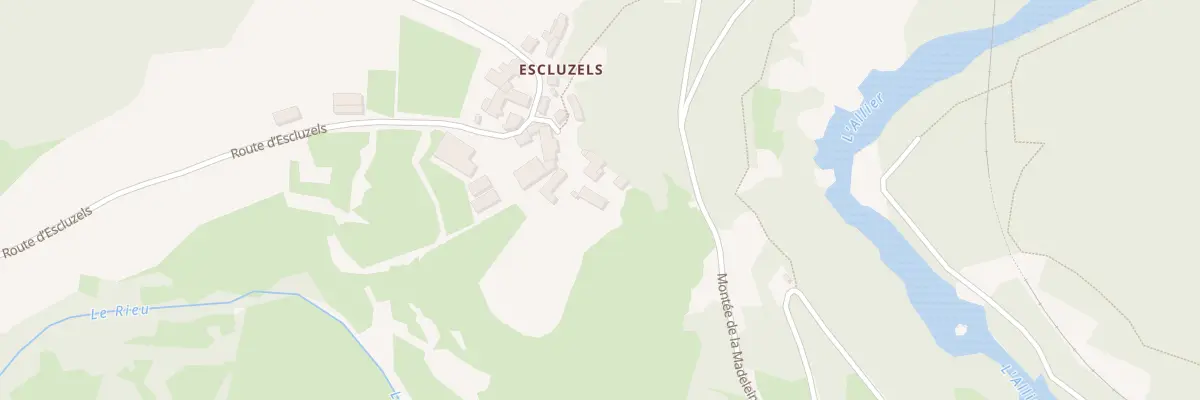 Plan du 5209 Escluzels à Monistrol-d’Allier