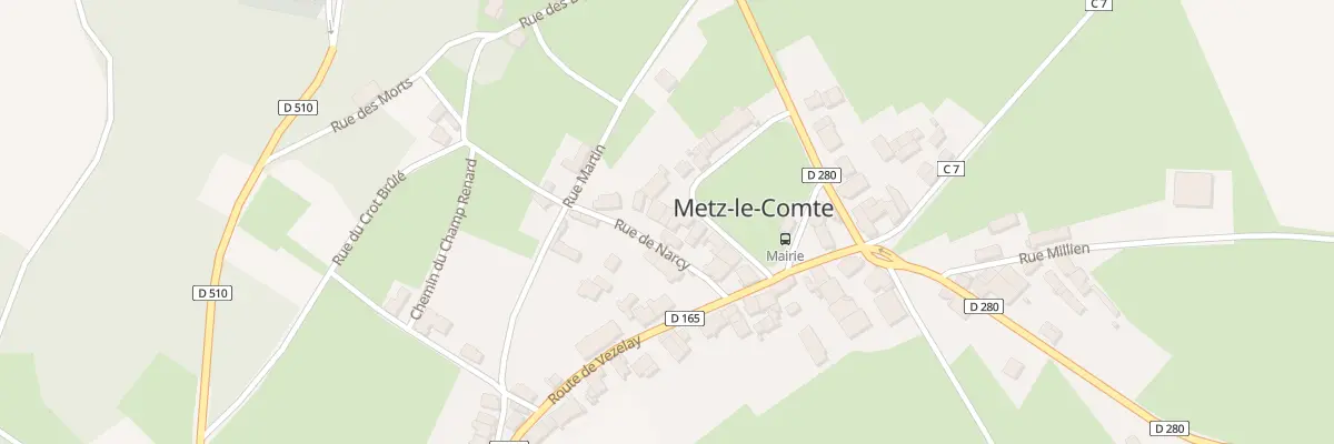 Plan du 7 Pl de la Mairie à Metz-le-Comte
