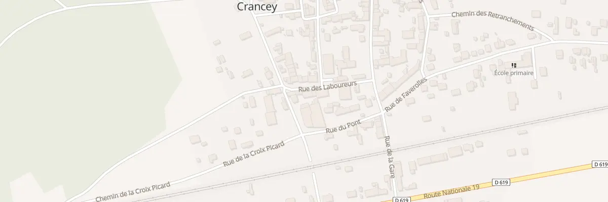 Plan du 6 Rue des Laboureurs à Crancey