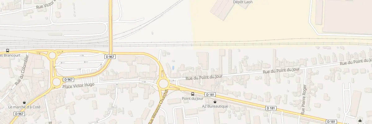 Plan du 15 Rue du Point du Jour à Laon