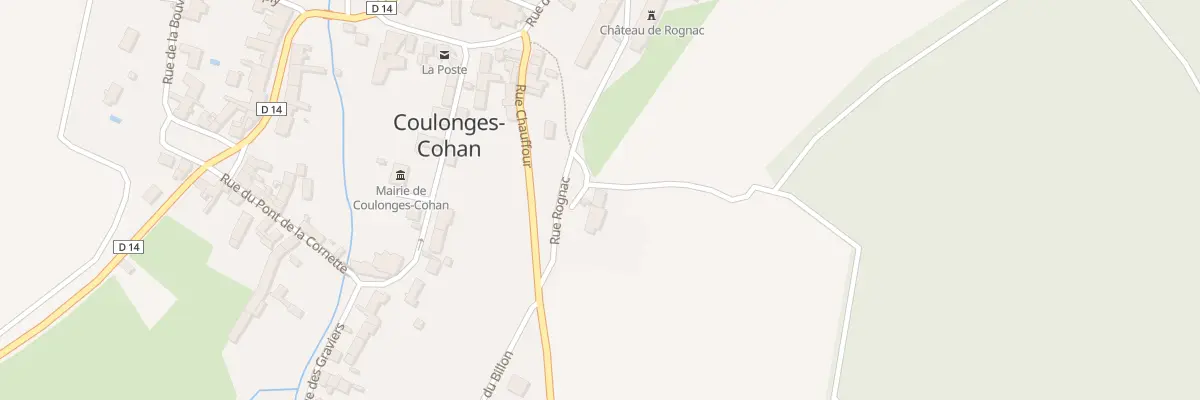 Plan du 4 Rue Rognac à Coulonges-Cohan