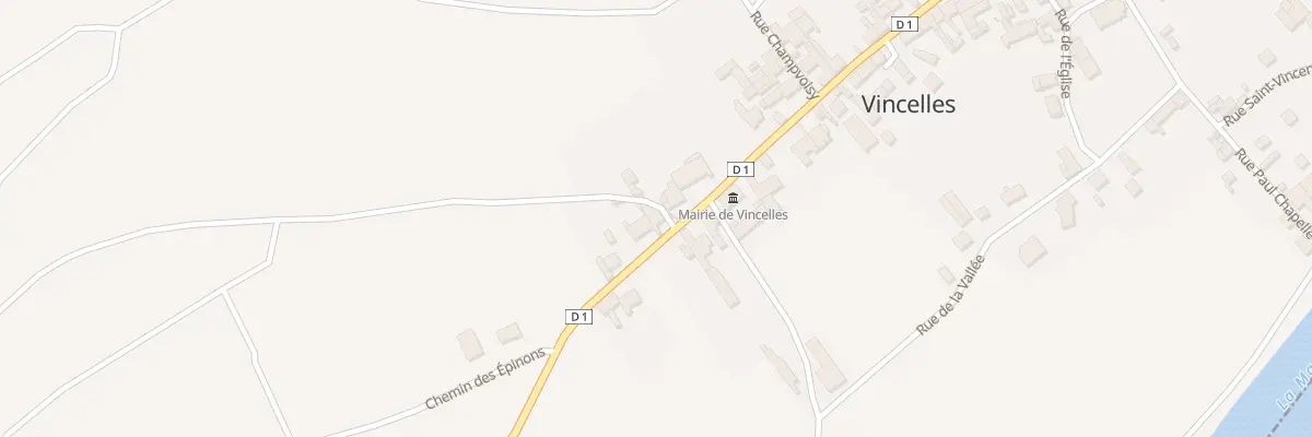 Plan du 28 Rue d’Argentelle à Vincelles
