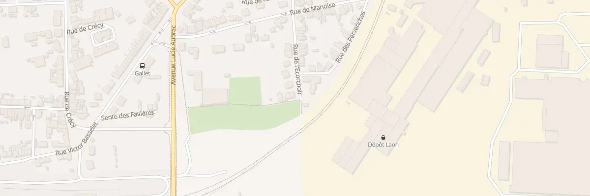 Plan du 1B Rue de l’Ecorchoir à Laon
