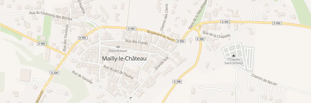 Plan du 8 Rue Comtesse Mahaut à Mailly-le-Château
