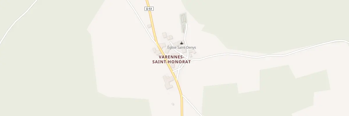 Plan du 5006 Le Bourg à Varennes-Saint-Honorat