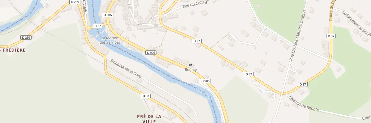 Plan du 47 Rue Rhin et Danube à Olliergues