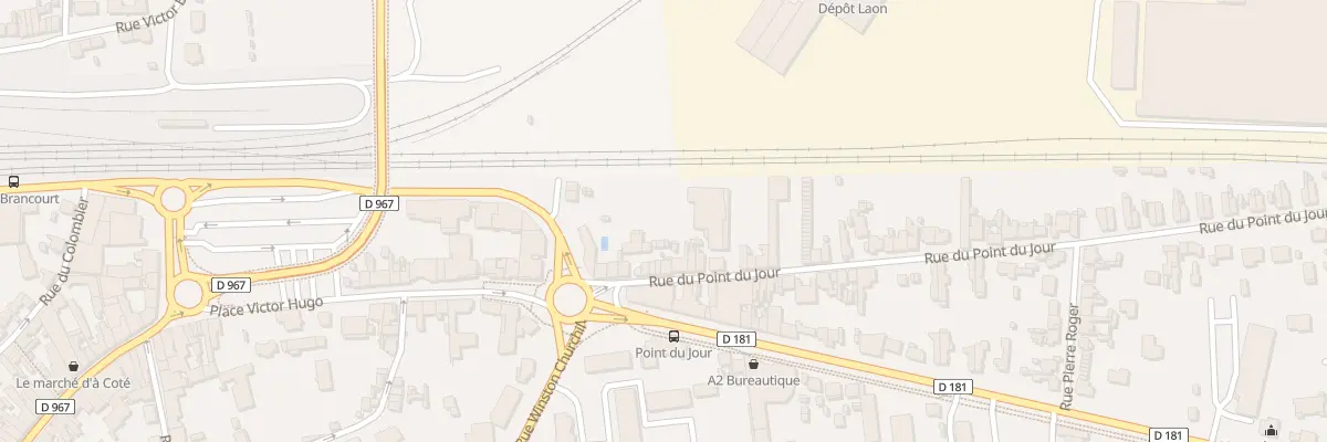 Plan du 19 Rue du Point du Jour à Laon