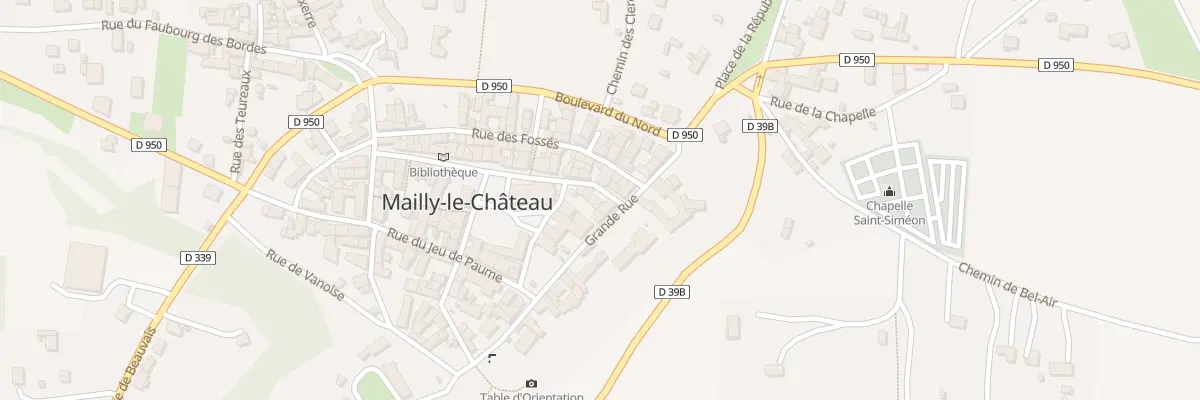 Plan du 1 Rue Comtesse Mahaut à Mailly-le-Château