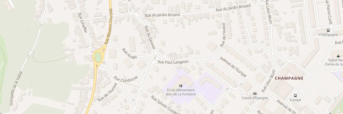 Plan du 5 Rue Paul Langevin à Laon