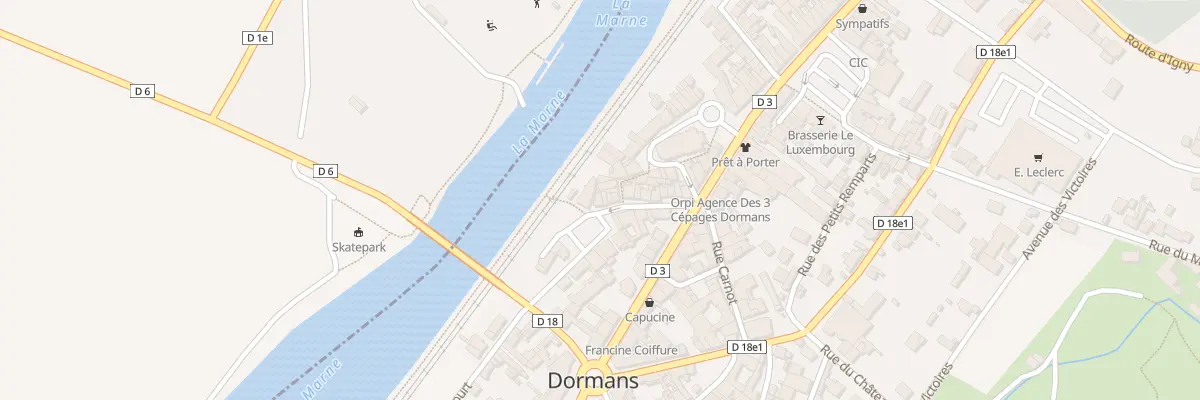 Plan du 20 Rue Denfert Rochereau à Dormans