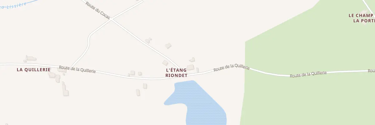 Plan du 5519 L’Etang Riondet à Beaulon