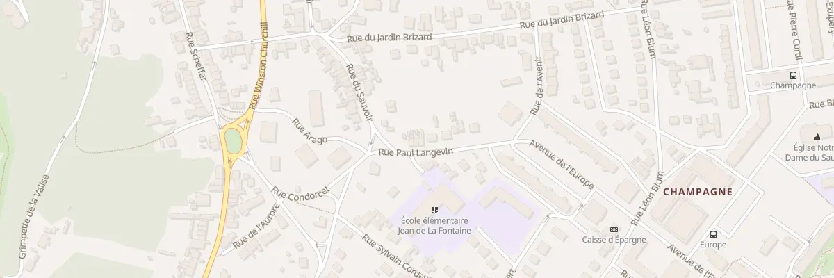 Plan du 7 Rue Paul Langevin à Laon