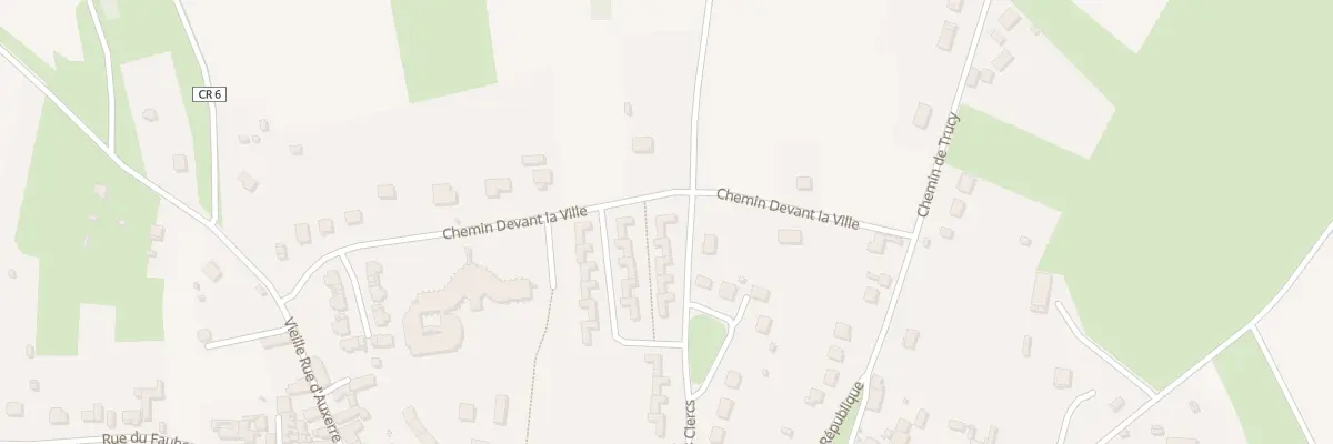 Plan du 21 Che des Clercs à Mailly-le-Château