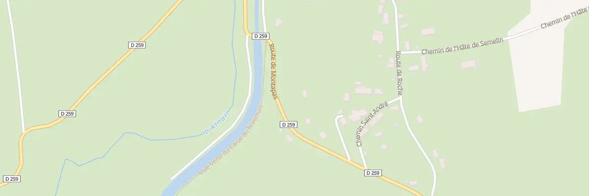 Plan du 100A Les Ouches Colas à Mont-et-Marré