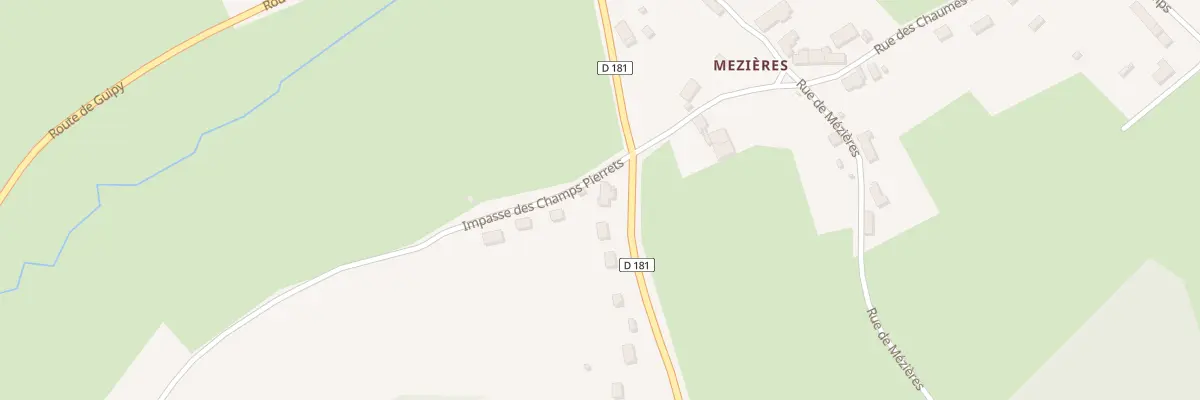 Plan du 1 Imp des Champs Pierrets à Chaumot