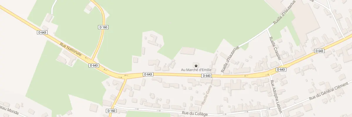 Plan du 13 Rte Nationale à Catillon-sur-Sambre
