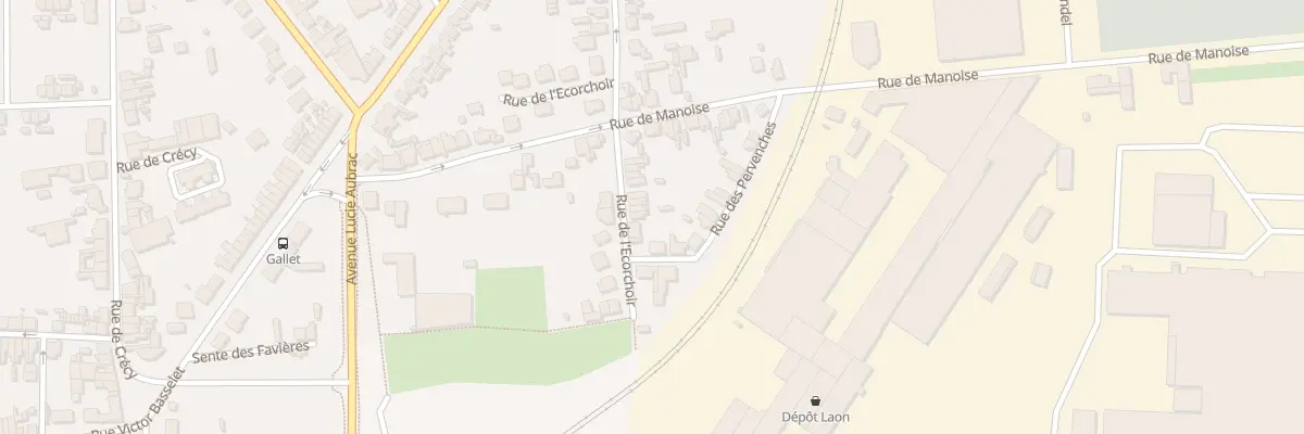 Plan du 14 Rue de l’Ecorchoir à Laon