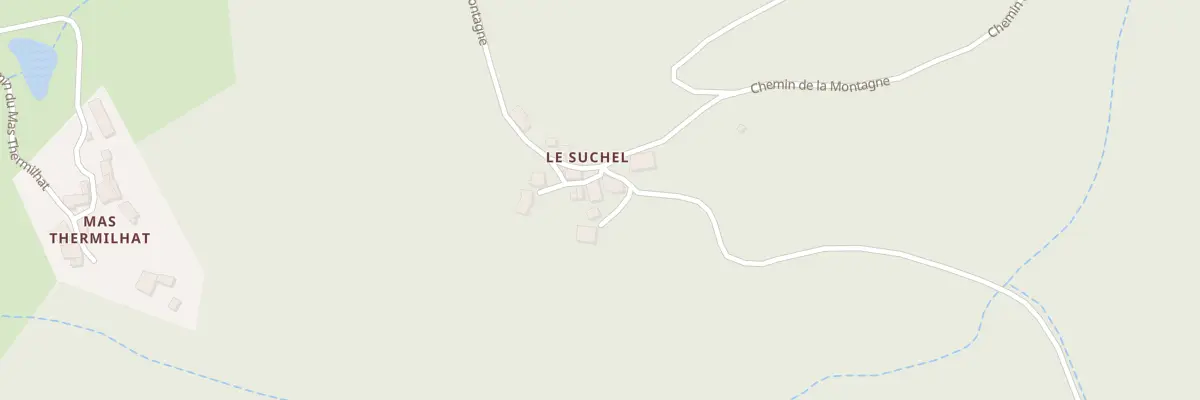 Plan du 5077 Le Suchel à Vollore-Ville