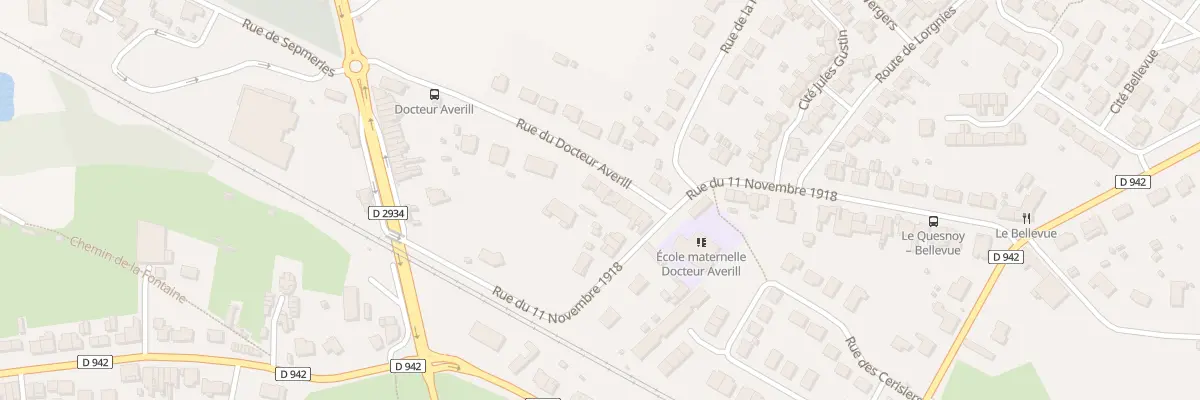 Plan du 9 Rue du Doc Averill au Quesnoy