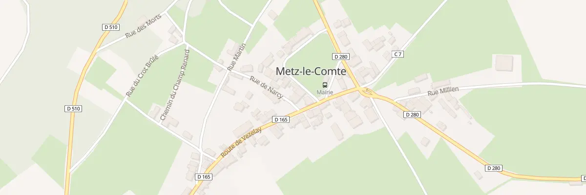 Plan du 2 Rue Narcy à Metz-le-Comte