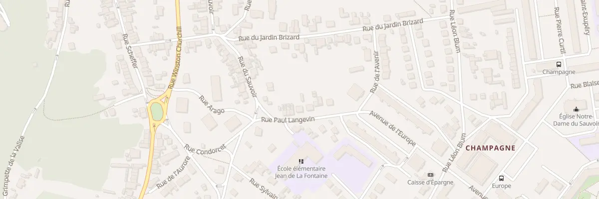 Plan du 11 Rue Paul Langevin à Laon