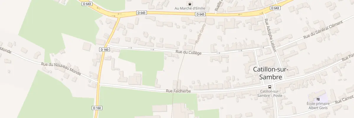 Plan du 7 Rue du Collège à Catillon-sur-Sambre