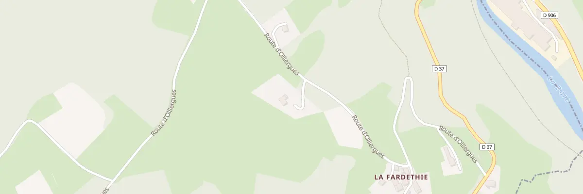 Plan du 5215 La Fardethie à Saint-Gervais-sous-Meymont